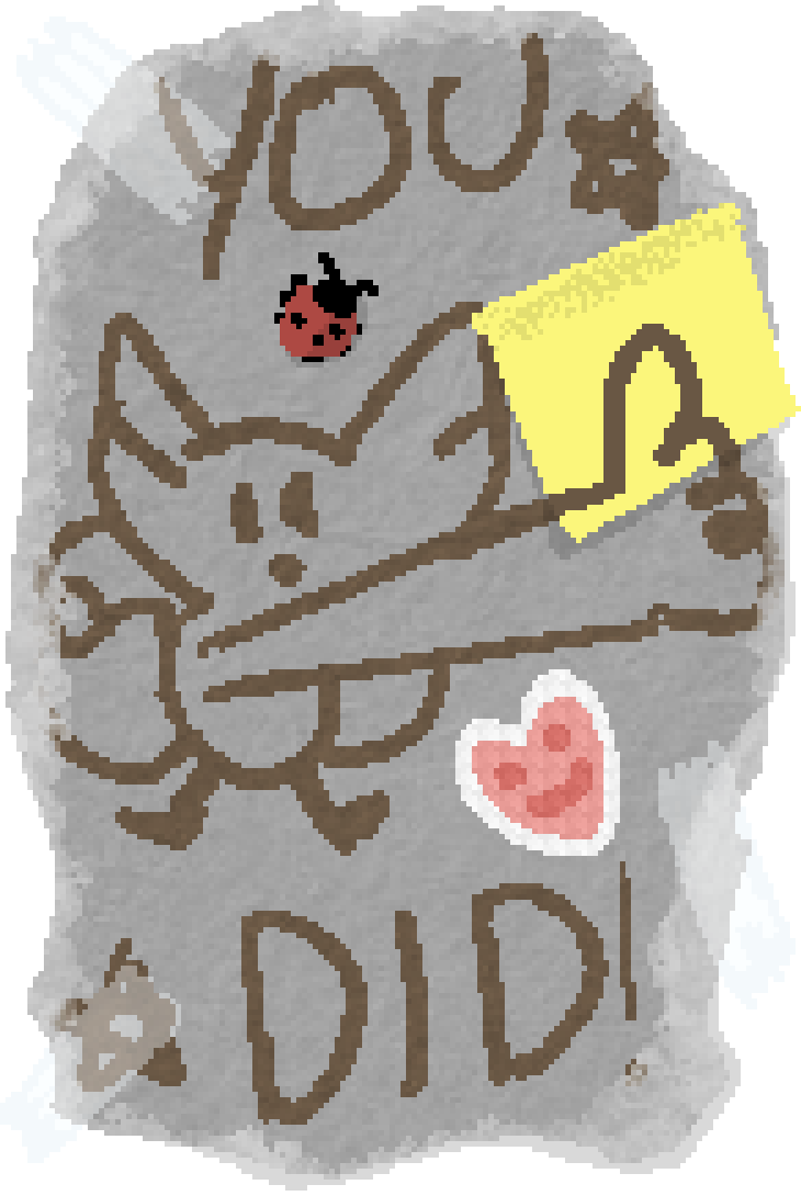 a torn piece of paper with beefox giving a thumbs up and the text 