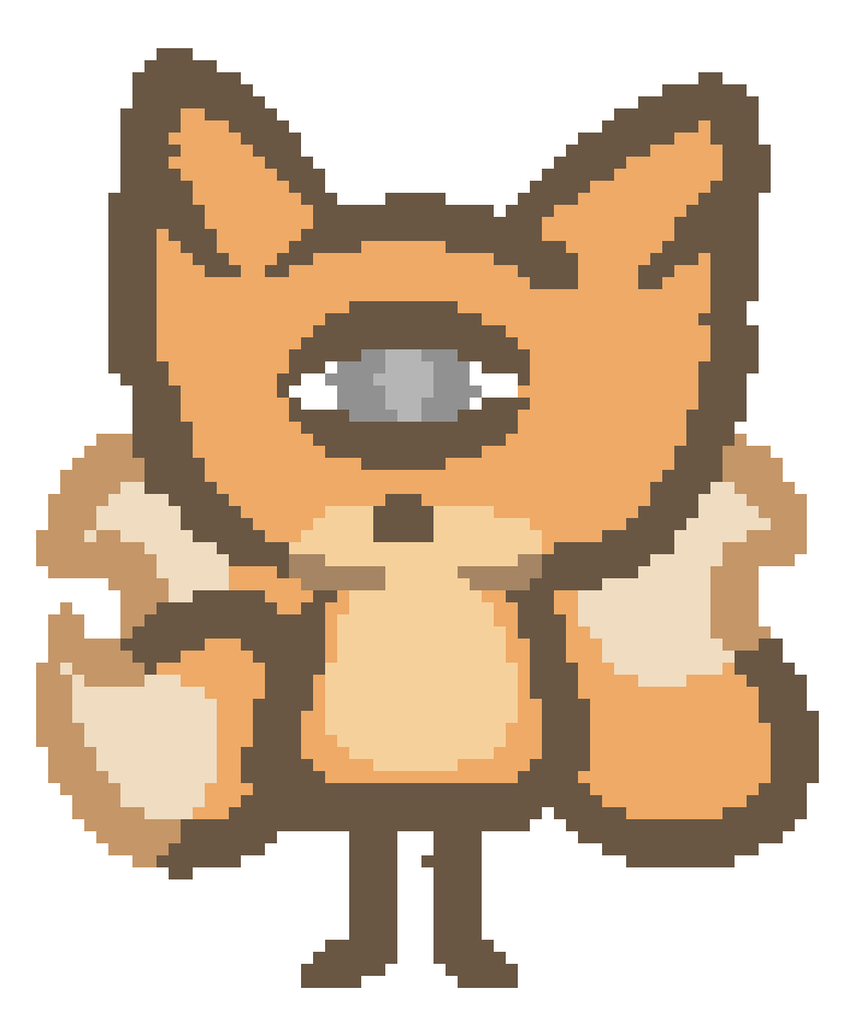 bee, standing with one giant eye, squinting