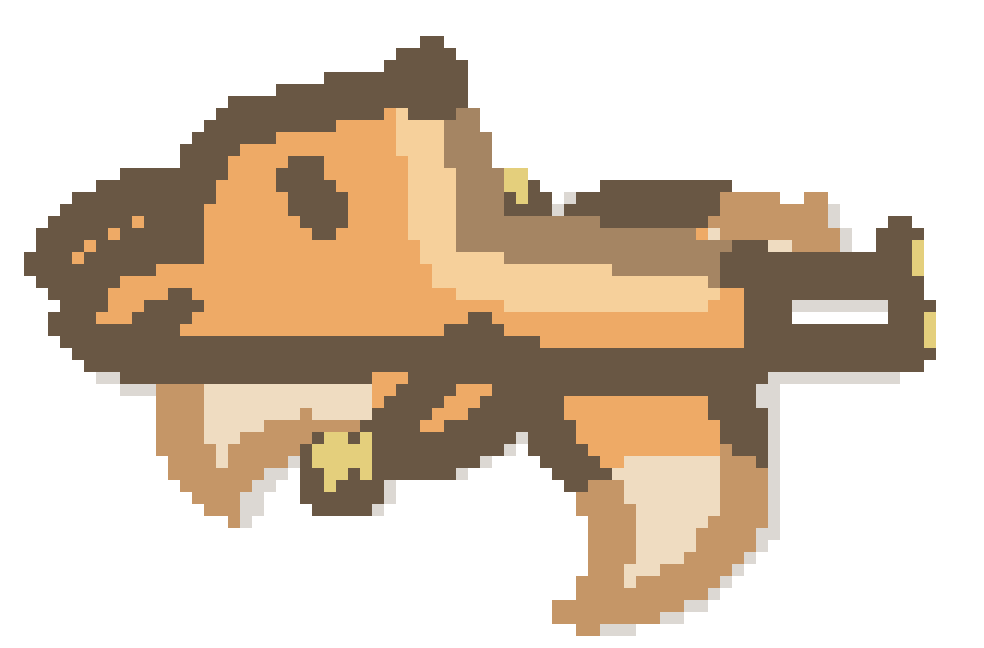 bee laying down on star back, very flatly