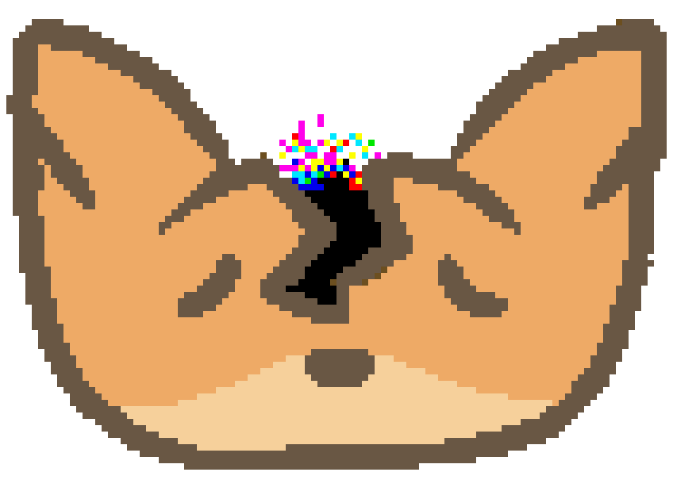 bee with a large crack in star head, revealing vibrant energy leaking out