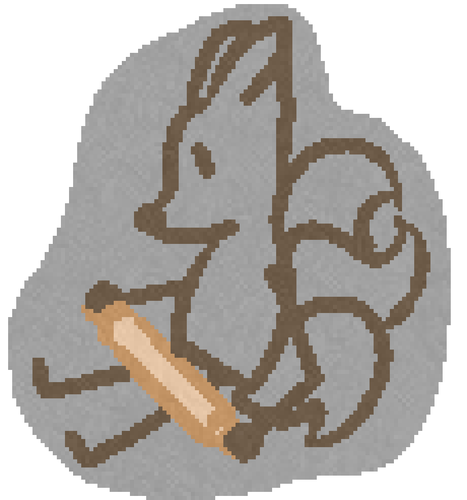 bee using a rolling pin to roll out star legs