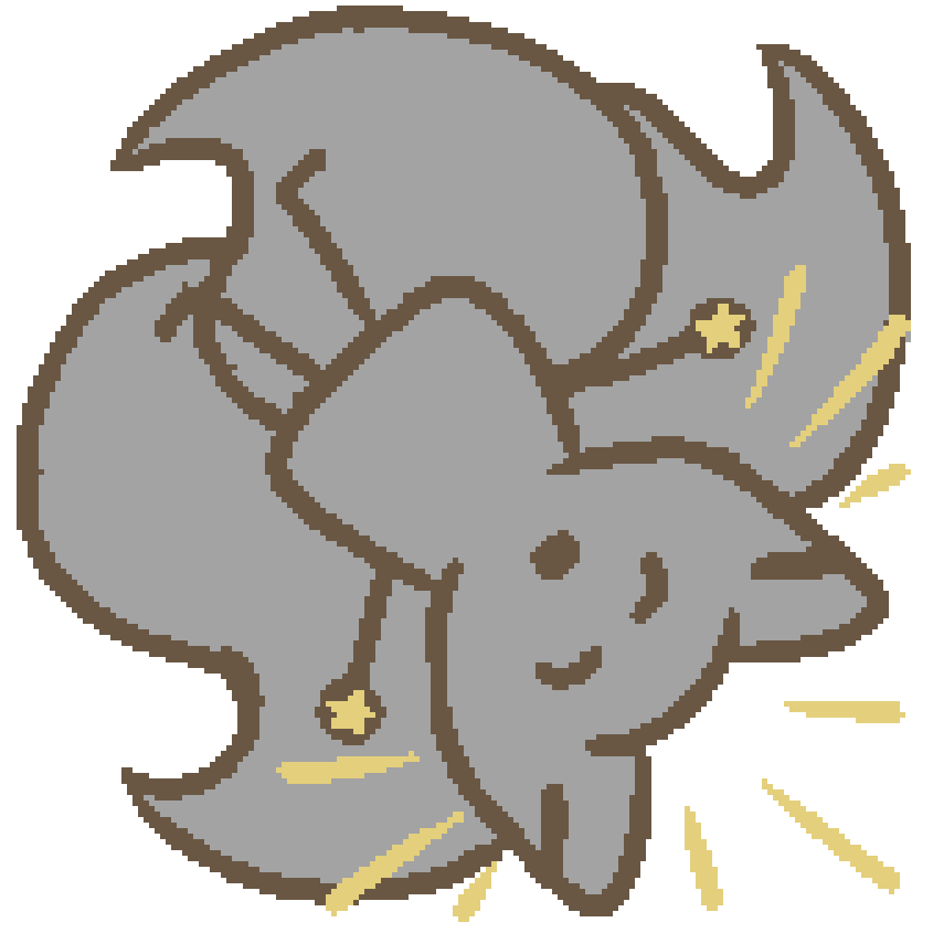 bee laying on the ground, arms legs and tails spread out, beaming